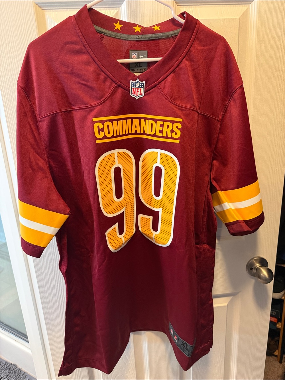 NFL Washington Commanders Burgundy & Gold #99 Jersey